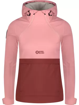 Ženski softshell anorak NORDBLANC NBWSL8275 SVIJETLORUŽIČASTA