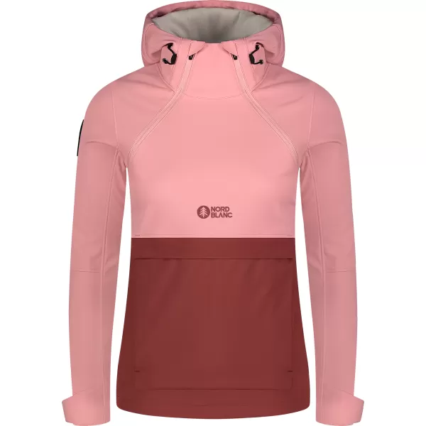  Ženski softshell anorak NORDBLANC NBWSL8275 SVIJETLORUŽIČASTA 