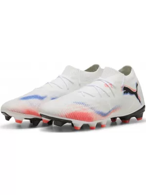 Muške cipele PUMA FUTURE 8 MATCH FG/AG 10859301 WHITE/ BIJELA/PUMA CRNO/BLISTAVO CRVENO