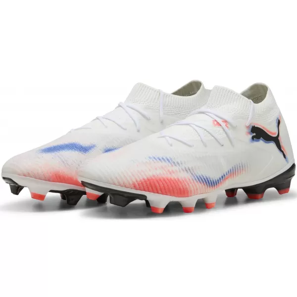  Muške cipele PUMA FUTURE 8 MATCH FG/AG 10859301 WHITE/ BIJELA/PUMA CRNO/BLISTAVO CRVENO 