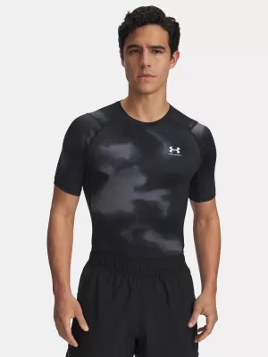 Muška majica kratkih rukava UNDER ARMOUR UA HG ARMOUR PRINTED SS 1383321-003 CRNA