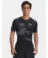 Muška majica kratkih rukava UNDER ARMOUR UA HG ARMOUR PRINTED SS 1383321-003 CRNA