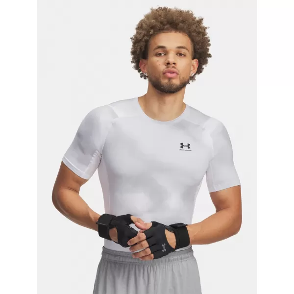  Muška majica kratkih rukava UNDER ARMOUR UA HG ARMOUR PRINTED SS 1383321-101 BIJELA 