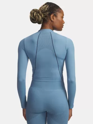 Ženska majica kratkih rukava UNDER ARMOUR UA VANISH SEAMLESS LS 6000645-418 PLAVA