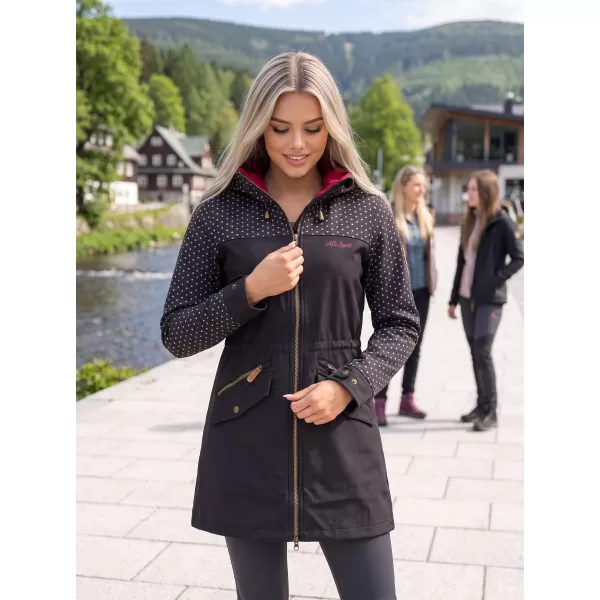  Ženska softshell jakna ALTISPORT GEMEE CRNA 