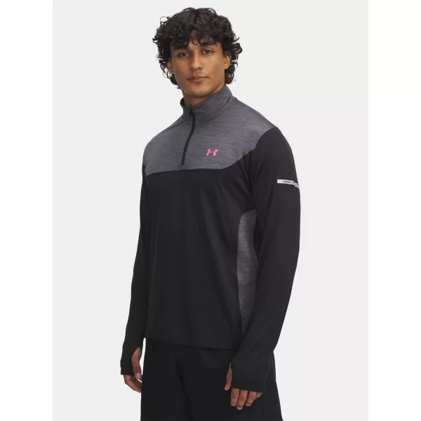  Muška majica kratkih rukava UNDER ARMOUR UA TECH UTILITY 1/4 ZIP 6004963-001 CRNA 