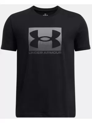 Majica za dječake UNDER ARMOUR UA B BOXED SPORTS UPDATE SS 1388672-001 CRNA