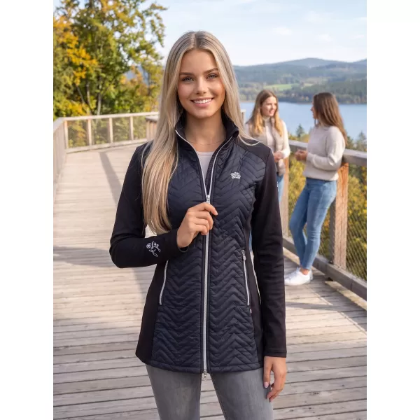  Ženska hibridna jakna ALTISPORT GALA CRNA 