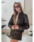 Ženska jakna DSTREET TY5220 SMEĐA