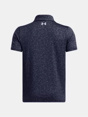 Majica za dječake UNDER ARMOUR UA PLAYOFF PRINTED POLO 1382681-413 PLAVA