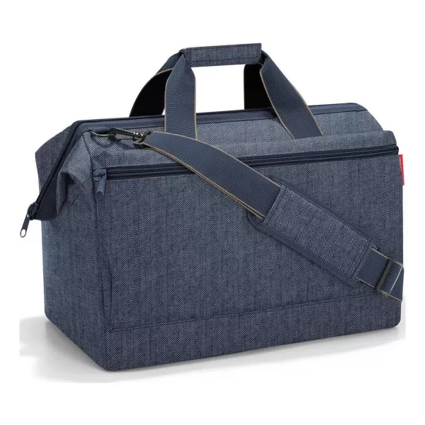  torba REISENTHEL ALLROUNDER L POCKET RIBLJA KOST TAMNOPLAVA 