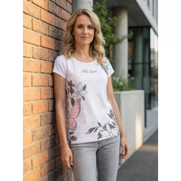  Vrhunska ženska košulja za slobodno vrijeme ALTISPORT VOJ/ALW119TR06 BIJELA 
