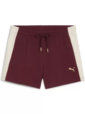 Ženske kratke hlače PUMA T7 PINTUCK SHORTS 4' 63213996 RUBIN SVJETLUCANJE