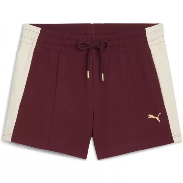  Ženske kratke hlače PUMA T7 PINTUCK SHORTS 4' 63213996 RUBIN SVJETLUCANJE 