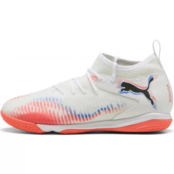  Dječje cipele PUMA FUTURE 8 MATCH IT + MID JR 10861701 WHITE/ BIJELA/PUMA CRNO/BLISTAVO CRVENO 