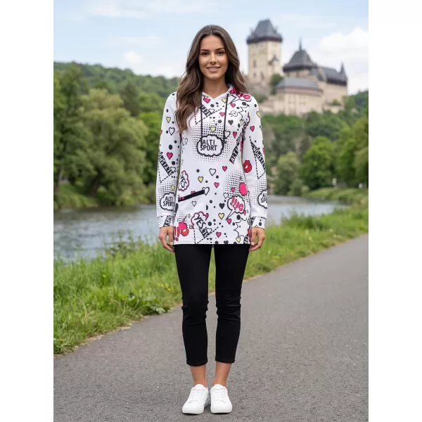  Ženska majica ALTISPORT GITA BIJELA 