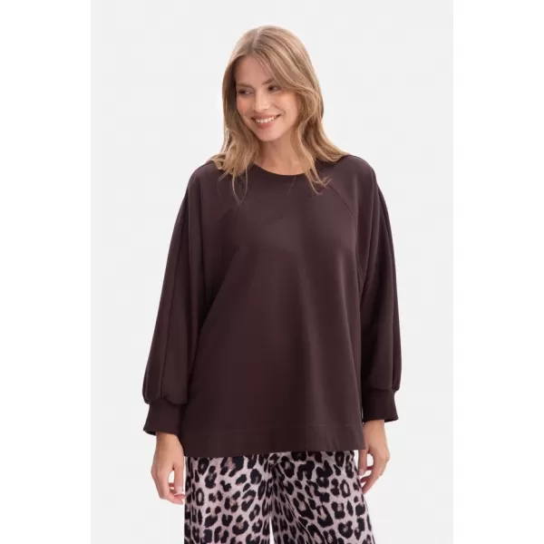  Ženski sweatshirt BEWEAR B306 TAMNA ČOKOLADA 