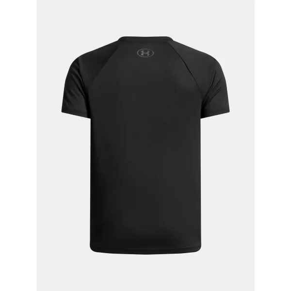  Majica za dječake UNDER ARMOUR UA TECH SPLIT WORDMARK SS 1383010-003 CRNA 