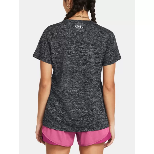  Ženska majica kratkih rukava UNDER ARMOUR TECH SSC- TWIST 1384230-001 CRNA 