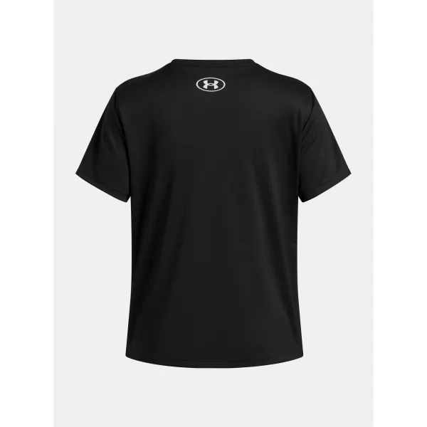  Majica za djevojčice UNDER ARMOUR TECH VARSITY GRAPHIC SS 6007917-001 CRNA 