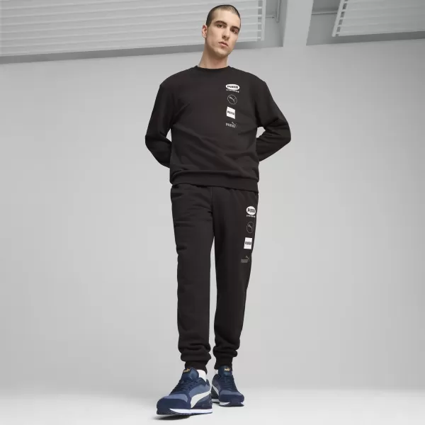  Muška dukserica PUMA POWER GRAPHIC CREW 68275101 PUMA CRNA 