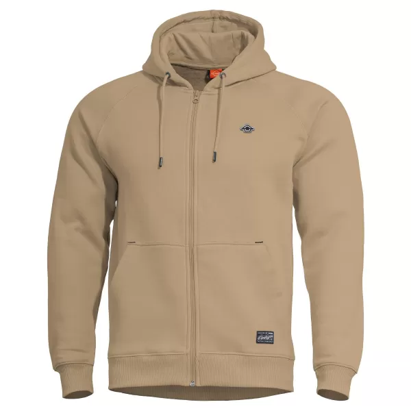  Majica PENTAGON PHAETON HOOD ZIP SWEATER K09021 TAN SMEĐA 