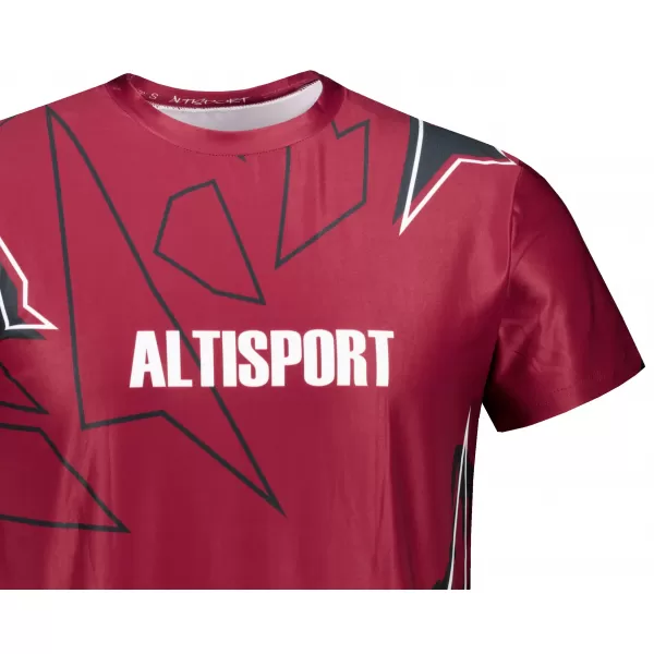  Vrhunska muška košulja za slobodno vrijeme ALTISPORT VOJ/ALM123TR06 TAMNOCRVENA 