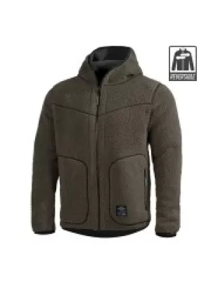 Majica od flisa PENTAGON IANOS SHERPA 2 K09057 CRNA/VUČJA SIVA