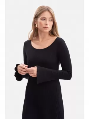 Haljina BEWEAR B308 CRNA