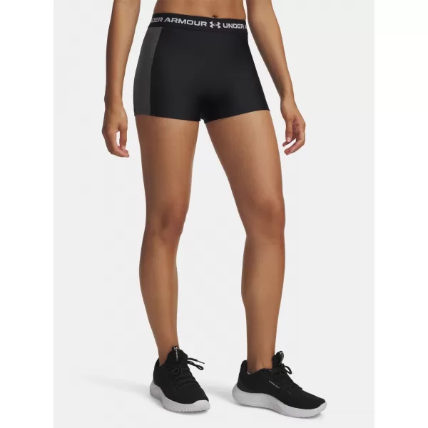  Ženske kratke hlače UNDER ARMOUR UA HG RIB SHORTY 6004852-001 CRNA 