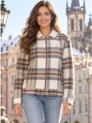 Ženski sweatshirt ALTISPORT GEALDINE BEŽ