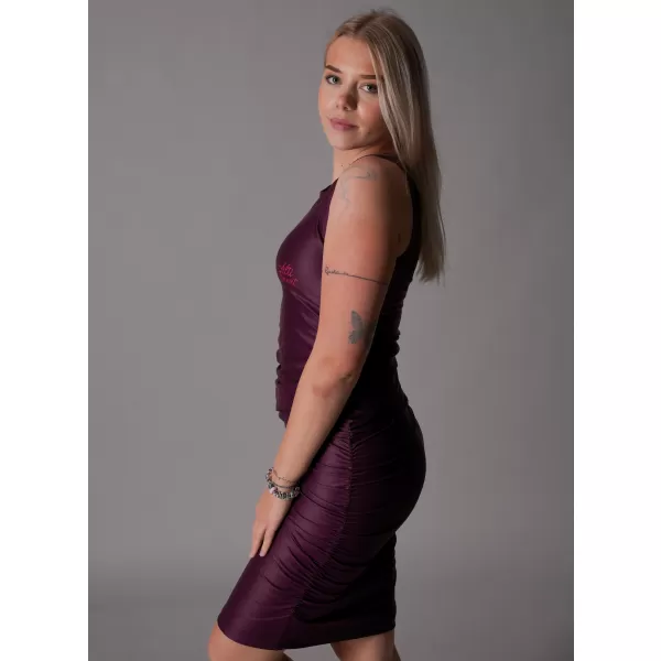  Ženska premium haljina ALTISPORT VOJ/ALW047SAT03 VINO CRVENO 
