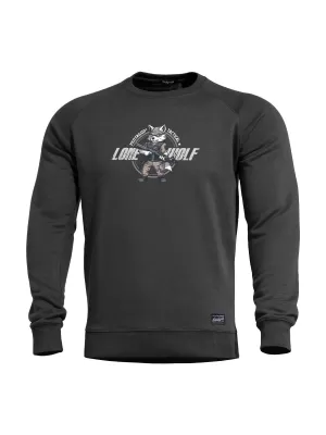 Majica PENTAGON HAWK SWEATER LONE WOLF K09019 CRNA