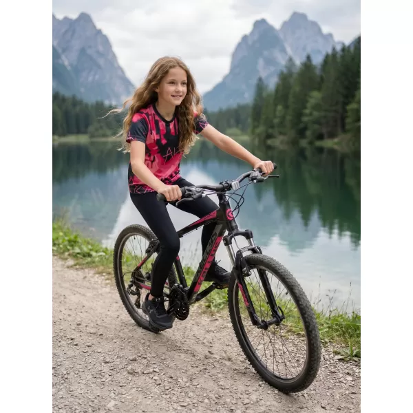  Dječja premium funkcionalna majica ALTISPORT VOJ/ALK076TR01 ŽARKO RUŽIČASTA 