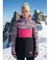 Ženska zimska jakna ALTISPORT GANICE CRNO/RUŽIČASTO