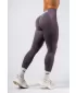 Ekstra push-up tajice visokog struka FLOW SEAMLESS 496 TAMNOSIVA Nebbia