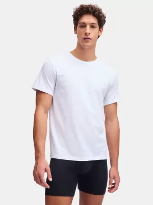Muška majica kratkih rukava UNDER ARMOUR M UA PERF COTTON CREW NECK-2PK 6007621-100 BIJELA