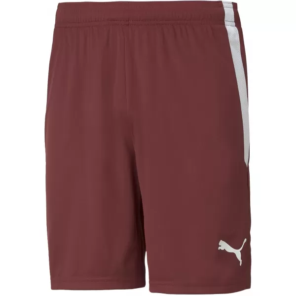  Kratke hlače PUMA TEAMLIGA SHORTS 704924_09 CORDOVAN/ CORDOVAN/PUMA WHITE 