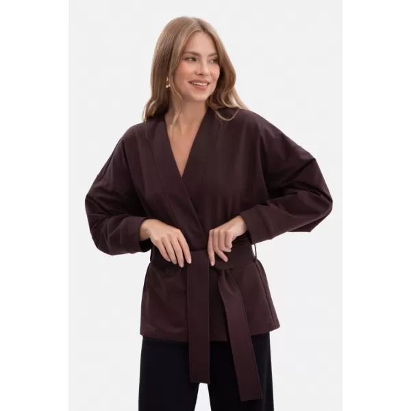  Ženska bluza BEWEAR B297 TAMNA ČOKOLADA 