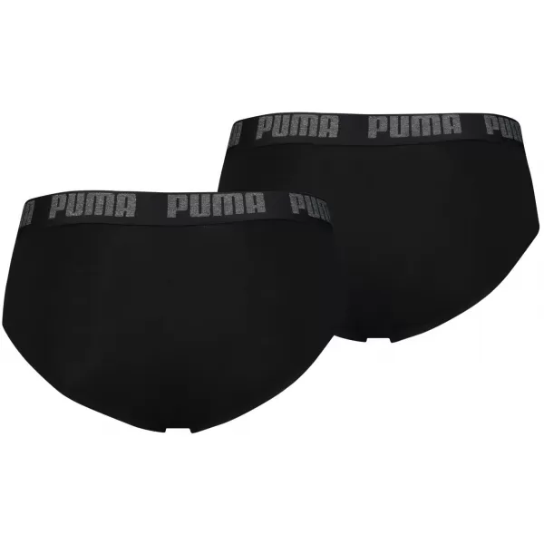 Muški gaćice PUMA BASIC BRIEF 2P 88910006 CRNO/CRNO 