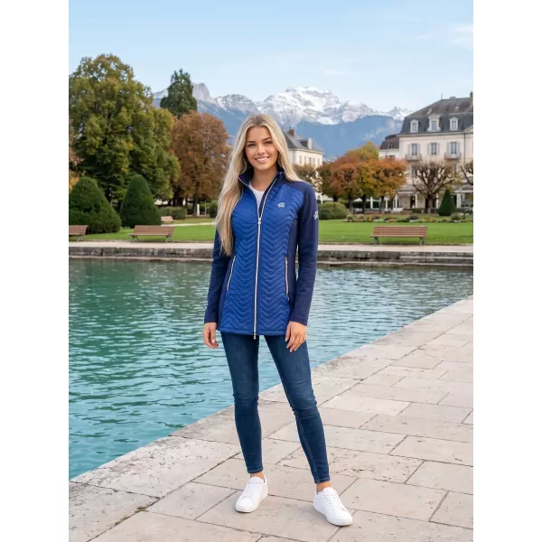  Ženska hibridna jakna ALTISPORT GALA TAMNOPLAVA 