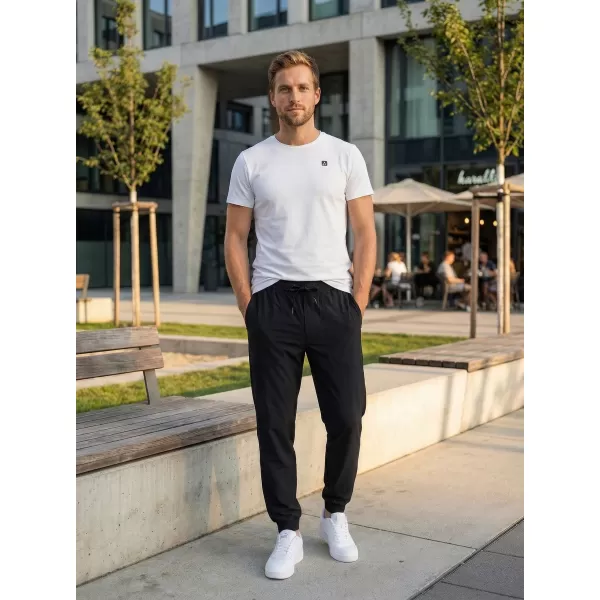  Muške hlače ALTISPORT ATS JOGGER CLASSIC - FIT CRNA 