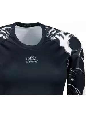 Ženska premium funkcionalna majica dugih rukava ALTISPORT VOJ/ALW114TR03 CRNA