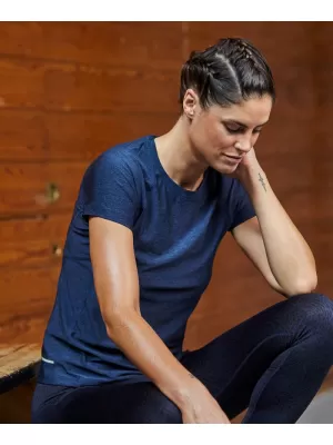 Ženska majica TEE JAYS | TJ 7021 CRNI MELANGE