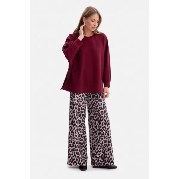  Ženski sweatshirt BEWEAR B306 TAMNOCRVENA 