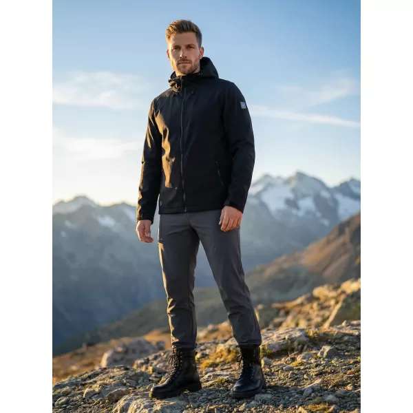  Muška softshell jakna ALTISPORT NEWET CRNA 