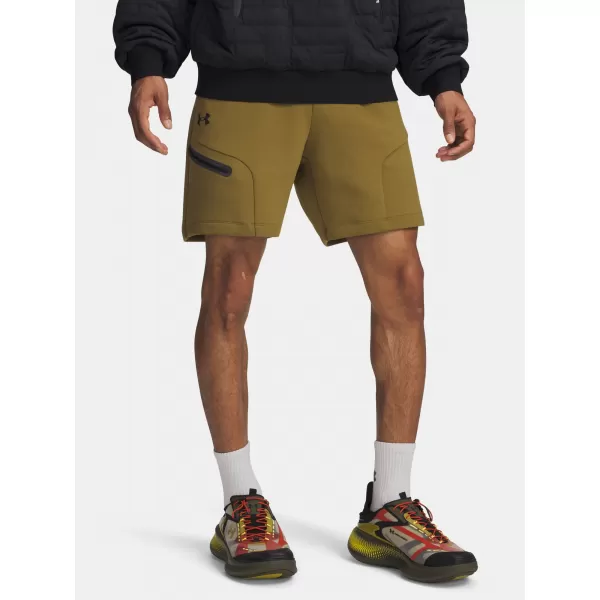  Muške kratke hlače UNDER ARMOUR UA UNSTOPPABLE FLC SHORTS 1379809-320 ZELENA 