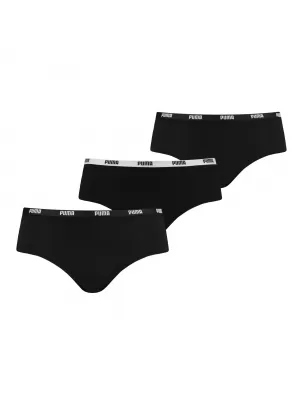 Gaćice PUMA HIPSTER 3P PACK 90759202 CRNI