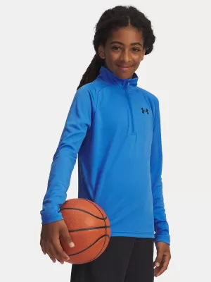 Majica za dječake UNDER ARMOUR UA TECH 2.0 1/2 ZIP 1363286-402 PLAVA