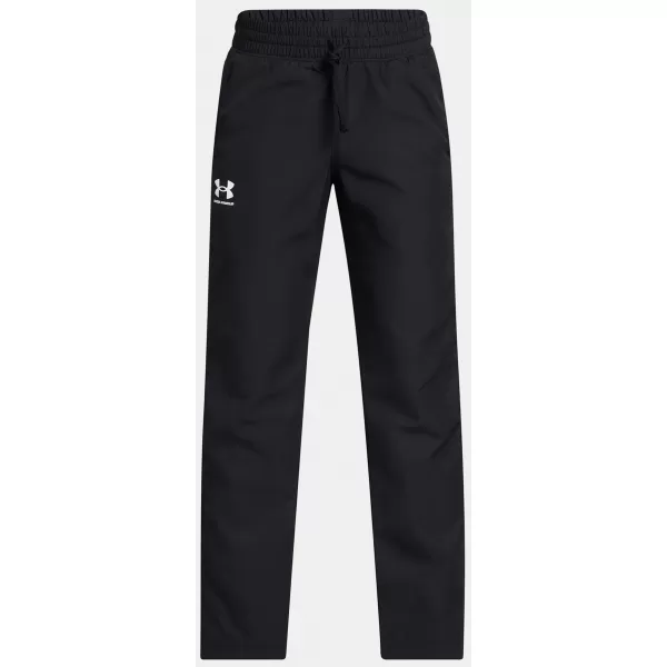 Sportske hlače za dječake UNDER ARMOUR UA B RIVAL WVN PANT 1390155-001 CRNA 